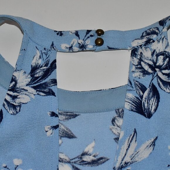 Speechless Sleeveless Cut Out Scoop Neck Floral Skater Summer Mini Dress… - Picture 11 of 15